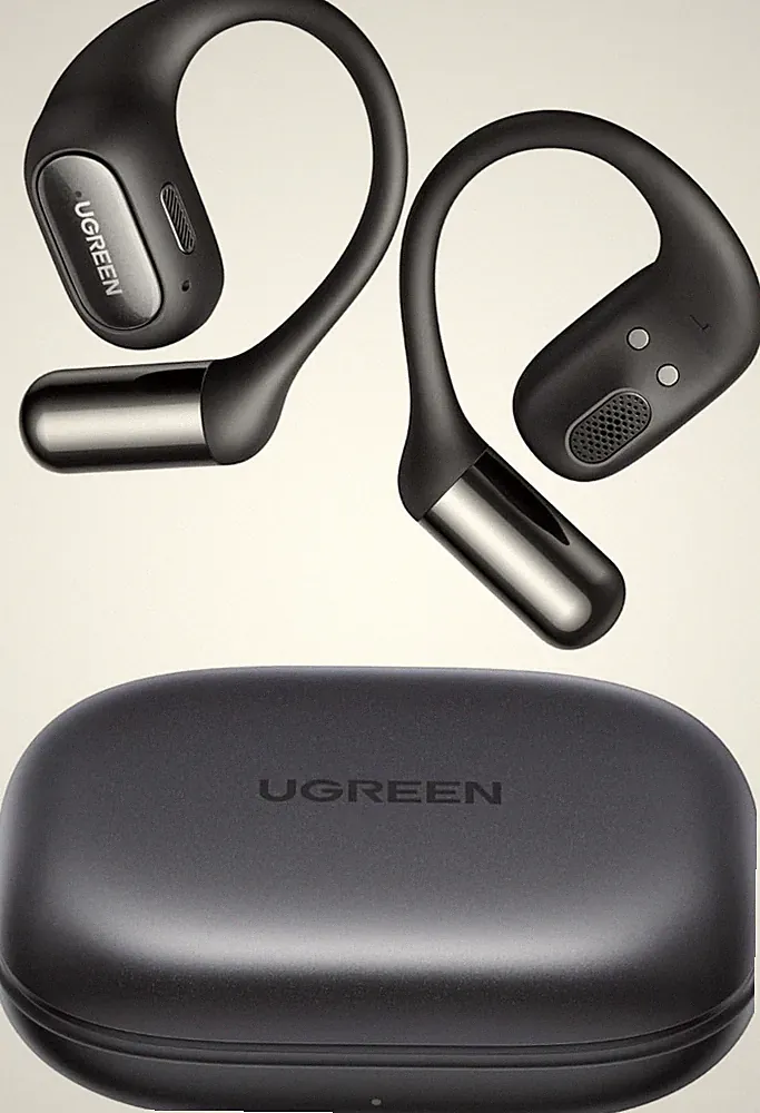 UGREEN FitBuds 2 Open Ear Kopfhörer, Bluetooth 6.0, 28 Std. Spielzeit, IPX5