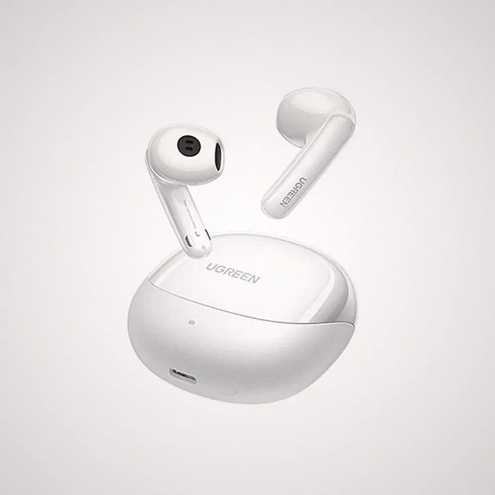 Ugreen Hitune H6 Pro Kabellose ANC Kopfhoerer Bluetooth In Ear Headset Weiss Neu
