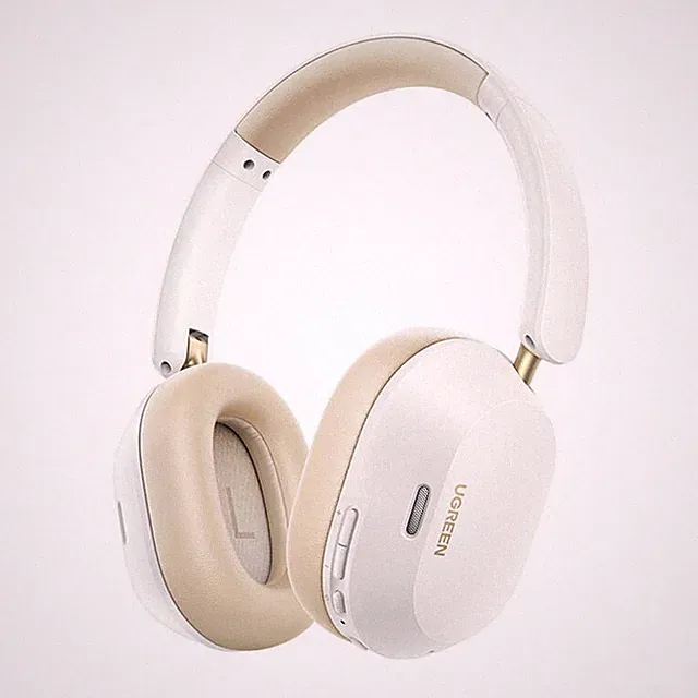 Ugreen HiTune Max 5C Kabellose Kopfhörer, Hybrid ANC, Bluetooth 5.4 (Weiß)