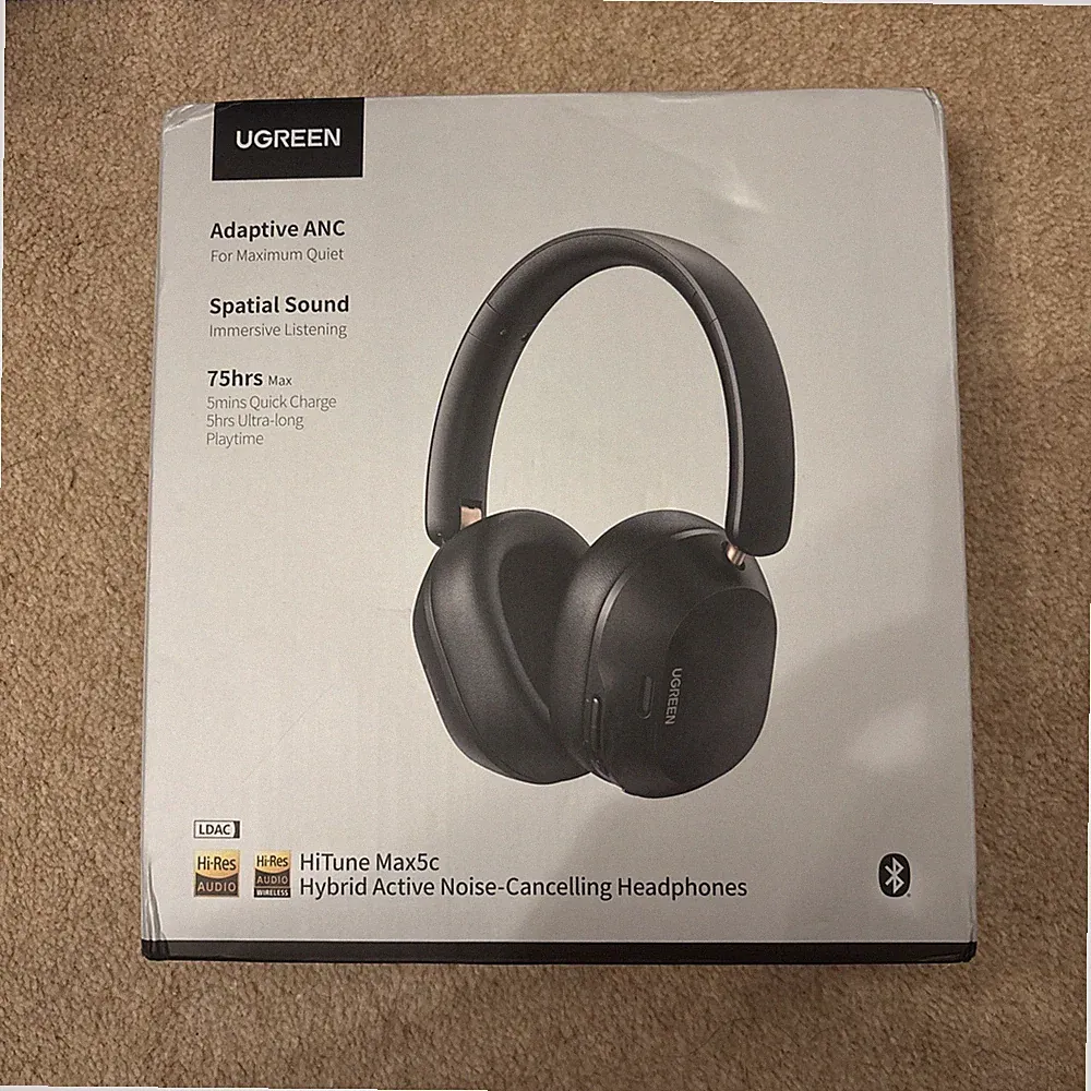 UGREEN HiTune Max5c ANC Wireless Bluetooth Kopfhörer schwarz