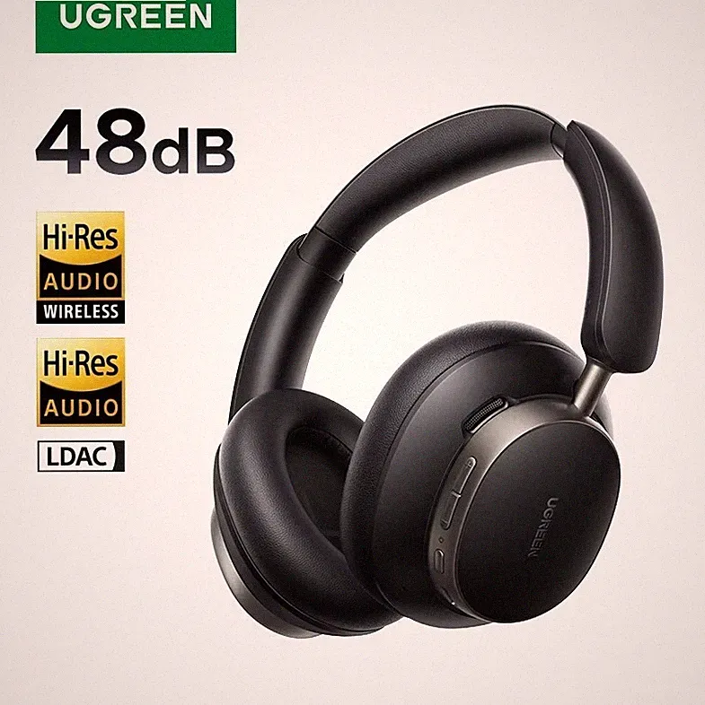 UGREEN Studio Pro ANC Wireless Kopfhörer Bluetooth Over-Ear Hi-Res LDAC 120h Pl
