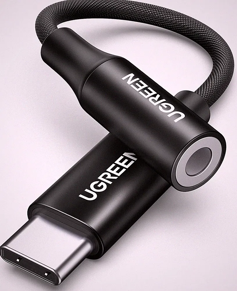 UGREEN USB C Klinke Adapter Aux USB C Auf 3.5Mm Kopfhörer Adapter Mit DAC Chip K