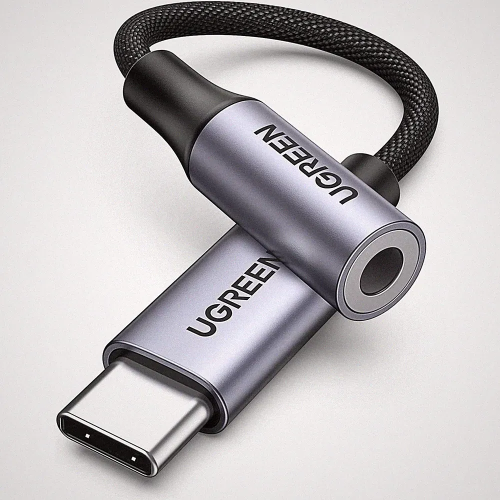 UGREEN USB C to 3.5mm Headphone Jack Adapter with DAC Chip