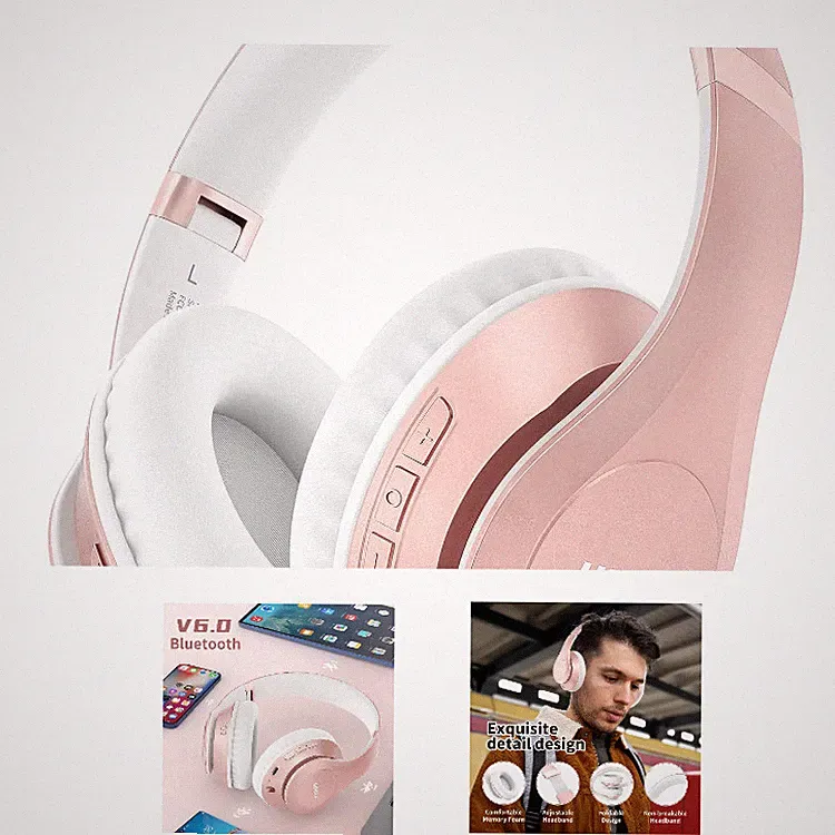 Uliptz Bluetooth Kopfhörer Over Ear 65 Std Spielzeit 40 mm Treiber