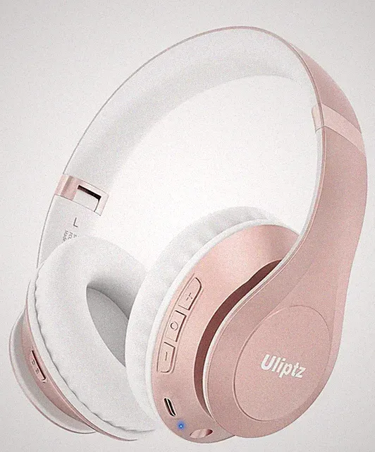 Uliptz Wireless Bluetooth Headphones Over Ear - 65H Playtime & 6 EQ Modes