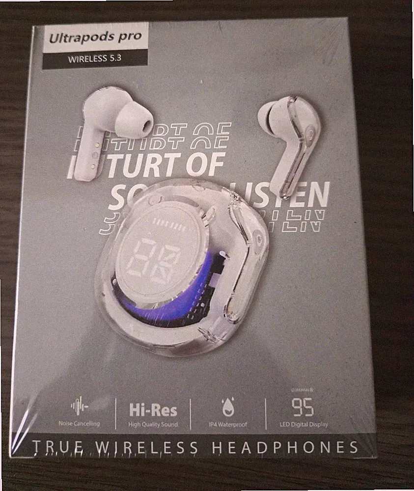 Ultrapods pro True Wireless In-Ear Bluetooth 5.3 USB-C ANC Touch