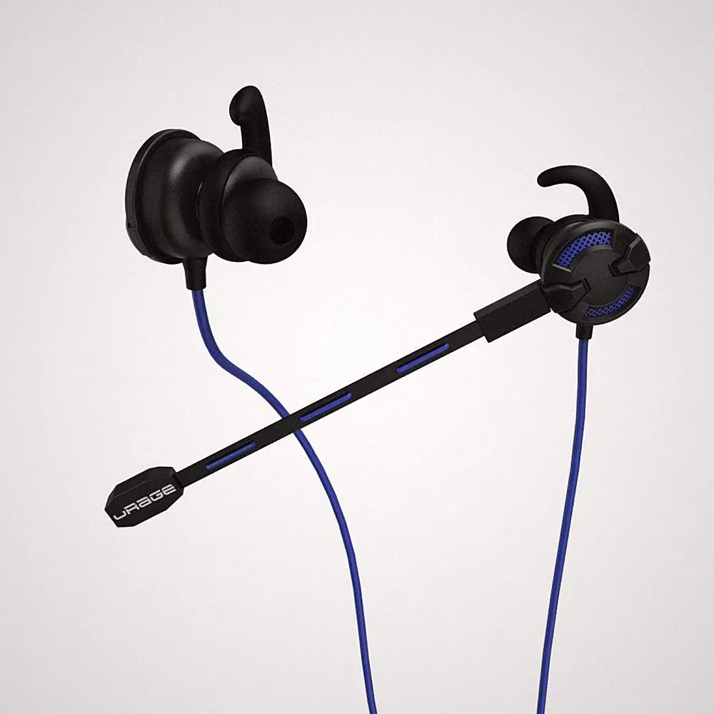 uRage Gaming Headset ChatZ Kopfhörer Buds Mikrofon Chat 3,5mm Klinke PC Notebook