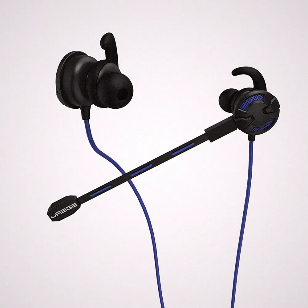 uRage Gaming Headset ChatZ Kopfhörer Buds Mikrofon Chat 3,5mm Klinke PC Notebook