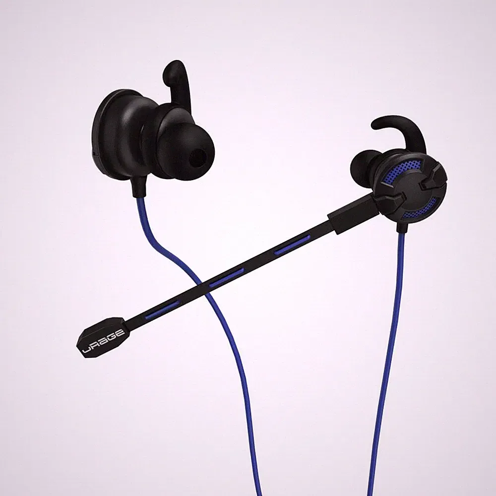uRage Gaming Headset ChatZ Kopfhörer Buds Mikrofon Chat 3,5mm Klinke PC Notebook