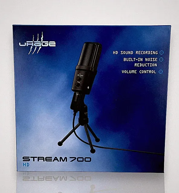 URAGE STREAM 700 HD Mikrofon Gaming Tischmikrofon Podcast NEU UVP Hama