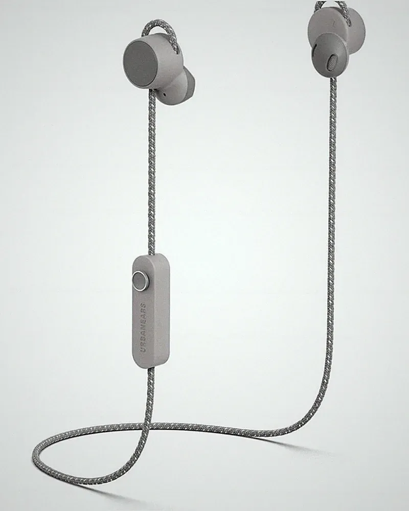 Urbanears Jakan Bluetooth In-Ear Headset Grau Kopfhörer Mikrofon + Fernbedienung