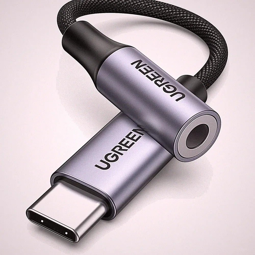 USB C Adapter Klinke 3,5mm Kopfhörer Hifi Sound Kompatibel Smartphone Tablet...