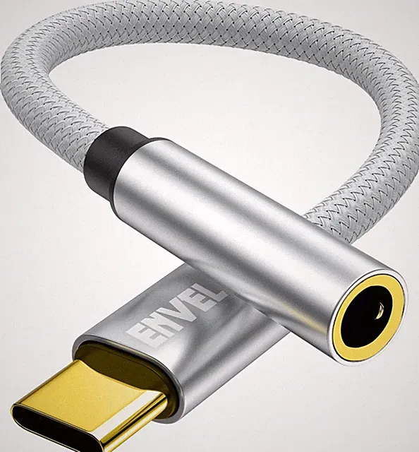 USB C auf 3,5 mm Buchse Kopfhörer-Adapter Type C AUX Audiokabel für Phone 15