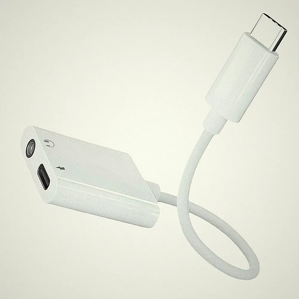 USB-C auf 3.5mm Adapter Kopfhörer & Laden AUX Splitter für Samsung Huawei Xiaomi
