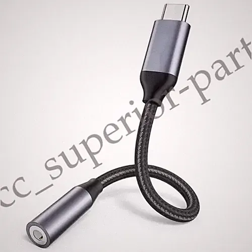 USB C auf AUX Adapter Typ C Kabel 3,5mm Klinke Handy Audio Musik Kopfhörer AUX
