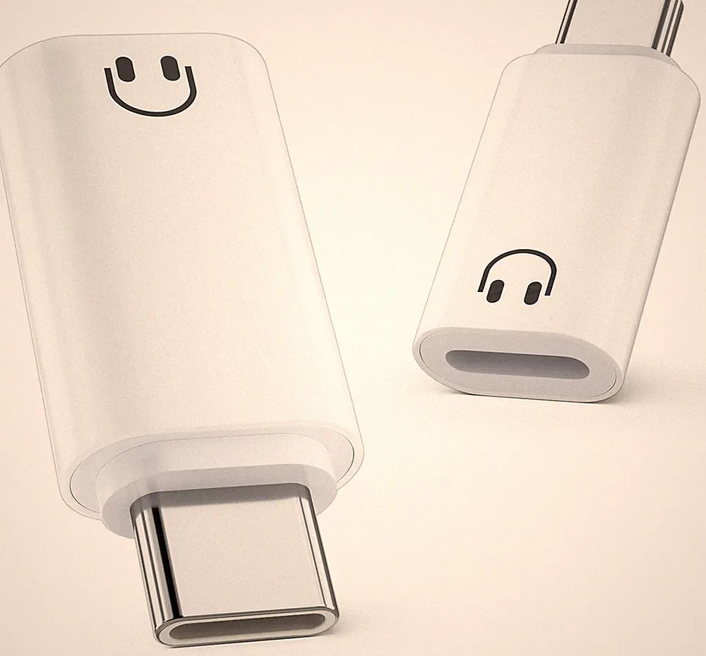 USB C auf Lightning Audio Adapter, Typ C auf Lightning Kopfhörer Adapter für