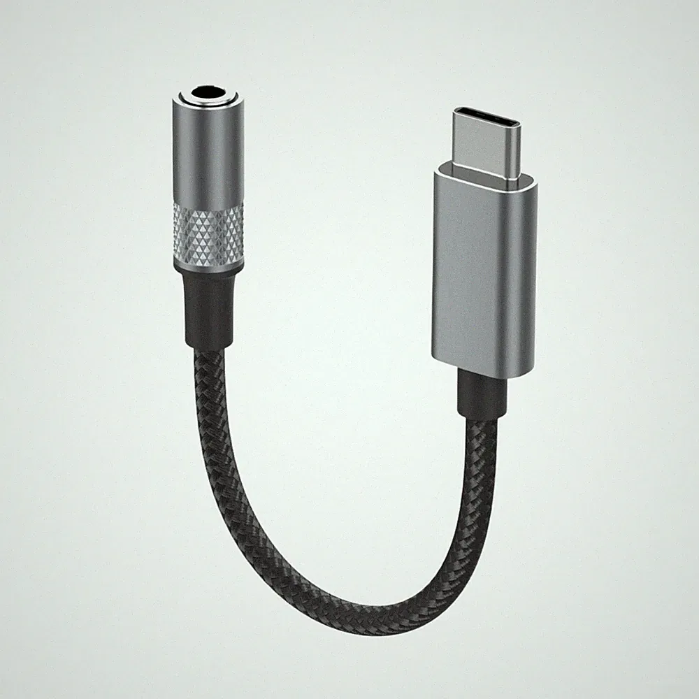 USB-C auf zu 3,5mm Klinke AUX Audio Adapter Kopfhörer HiFi Sound Samsung Apple