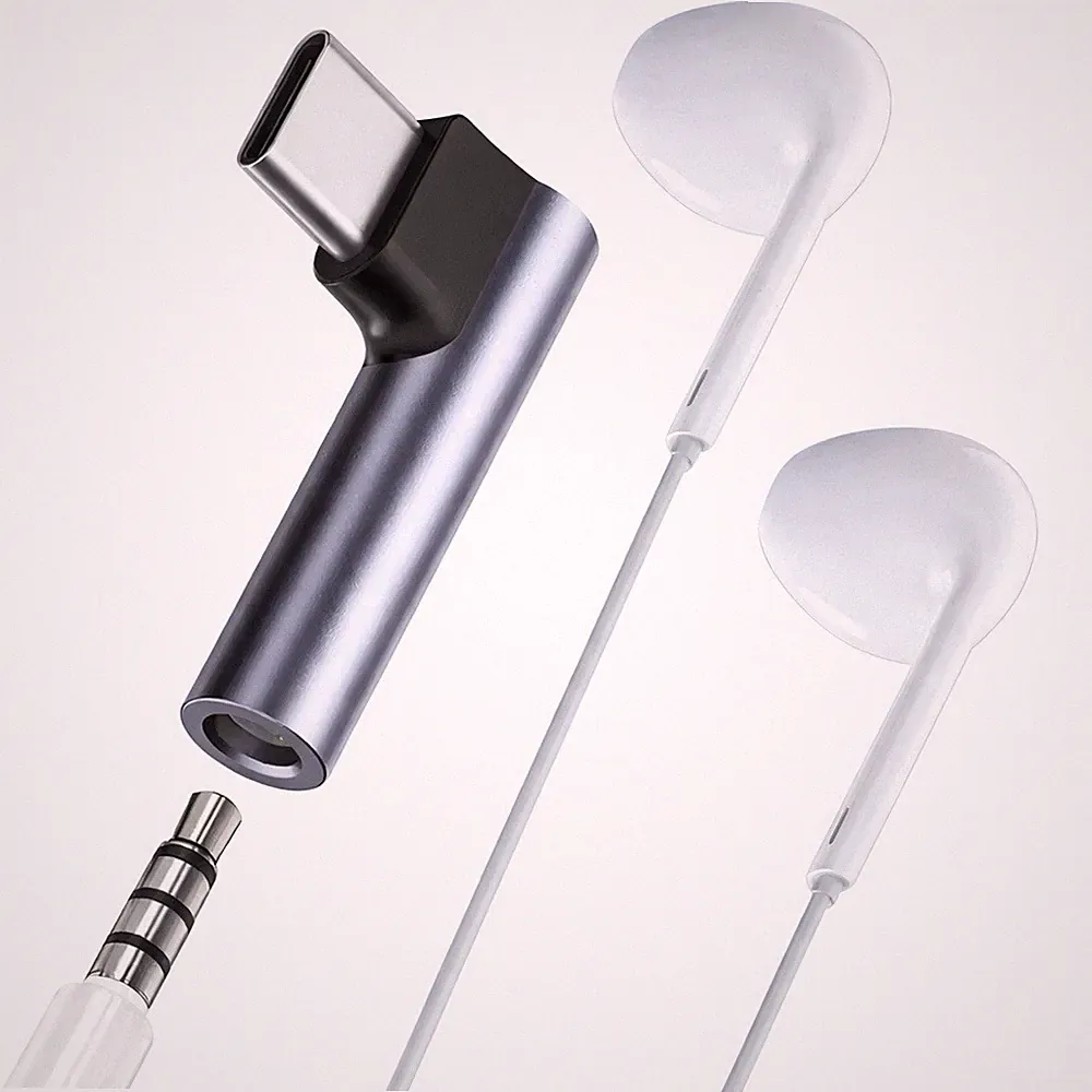 USB C auf zu Aux 3,5mm Klinke Buchse Kopfhörer Audio Adapter für iPhone Samsung