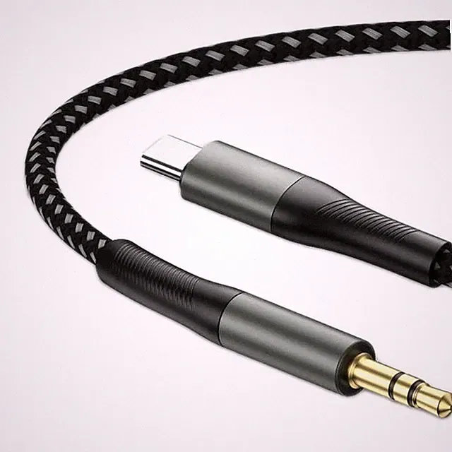 USB-C Aux Kabel 3,5 mm Klinkenstecker Kopfhörer Audio Adapter für Samsung iPhone