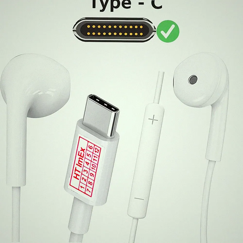 USB-C Headset Kopfhörer mit Mikrofon kompatibel mit Medion Laptop Notebook PC