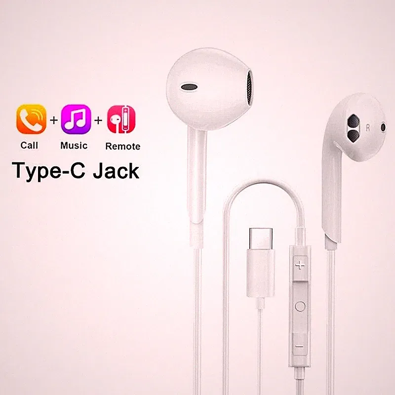 USB-C In-Ear Kopfhörer Headset für Xiaomi, Huawei ,Samsung S10 S20 S21 S22 S23