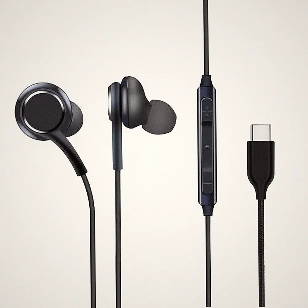 USB-C In-Ear Kopfhörer 🎧 mit Mikrofon & Fernbedienung, Top Sound Samsung Xiaomi