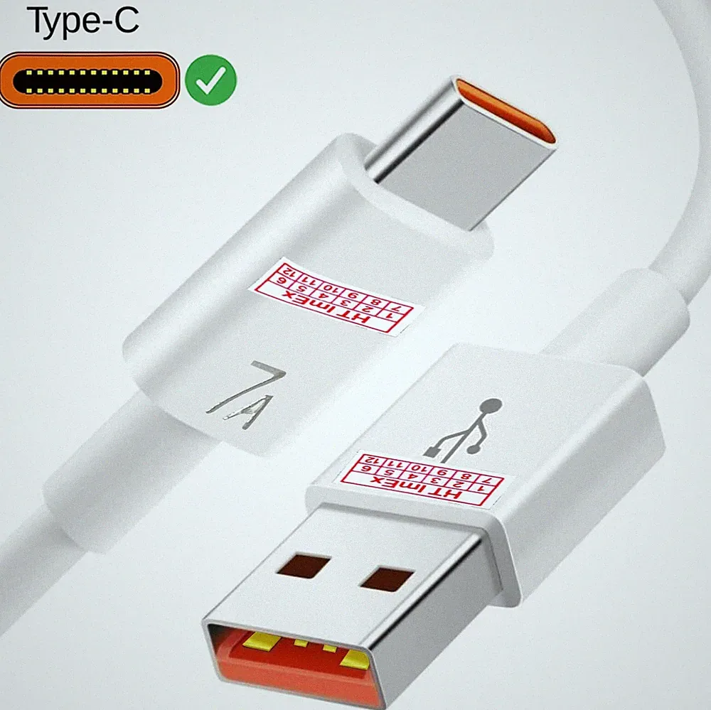USB-C Kabel Ladekabel Anschluss 7A komp. für Kopfhörer Realme Buds Air 5 Pro