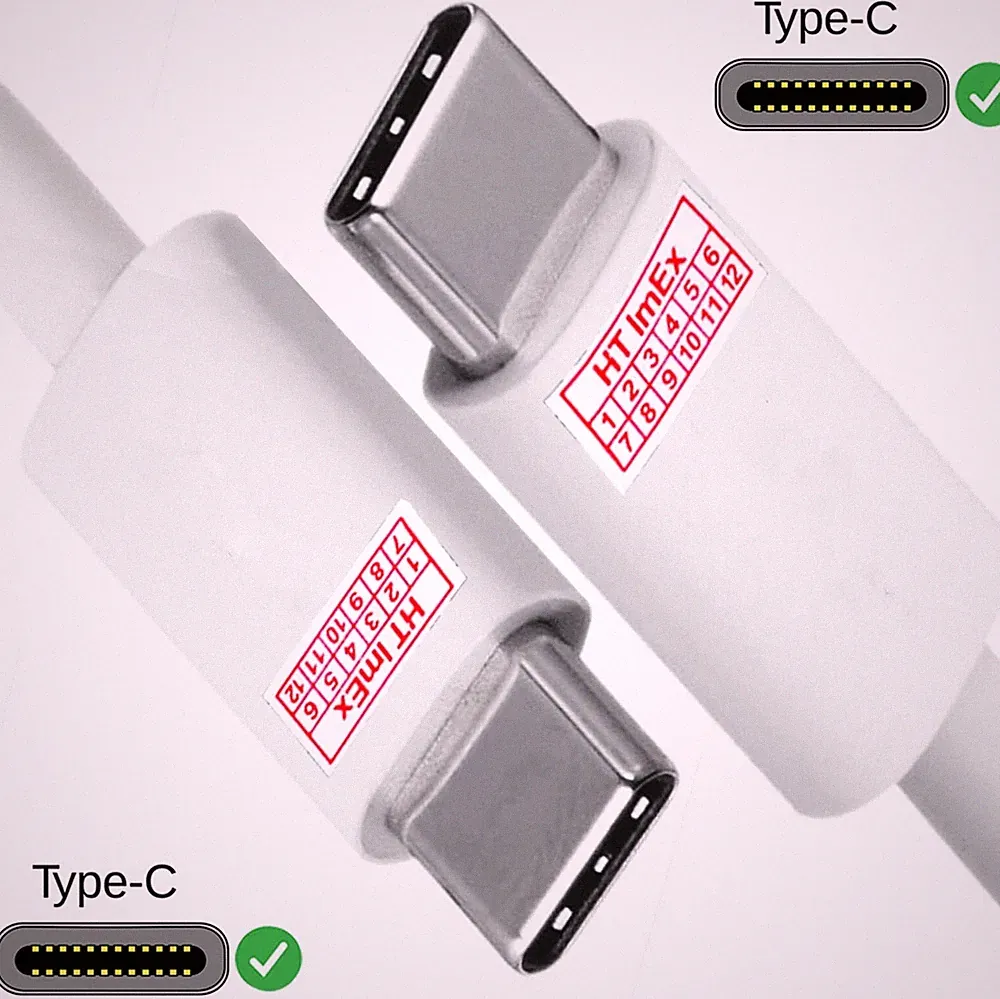 USB C Kabel Ladekabel Anschlusskabel weiß für Edifier WH950NB Active Kopfhörer