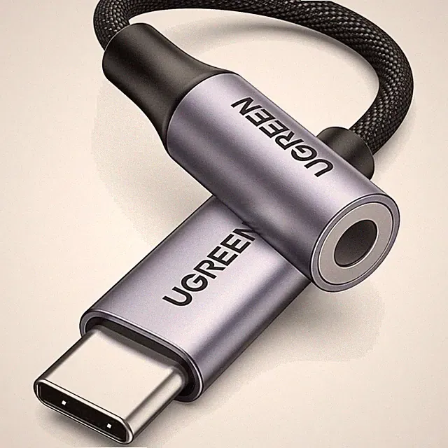USB C Klinke Adapter AUX mit DAC kompatibel mit iPhone17 Galaxy S25 iPad Kopf...