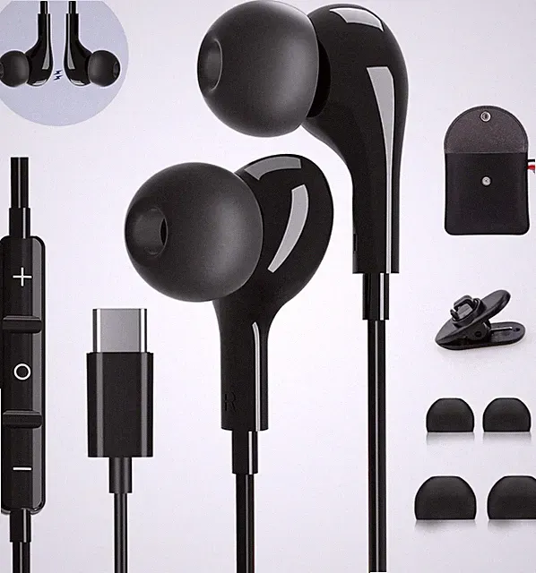 USB C Kopfhörer In-Ear Mikrofon Samsung Galaxy S26 S25 S24 S23 Ultra iPhone 15