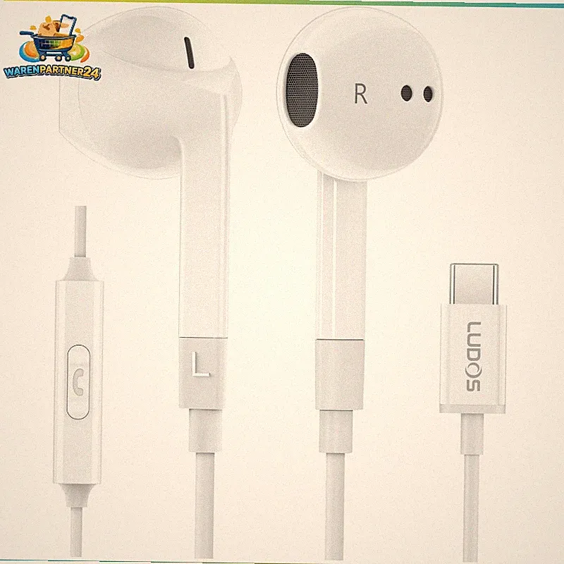 USB-C Kopfhörer In-Ear mit Mikrofon für iPhone & Samsung Galaxy