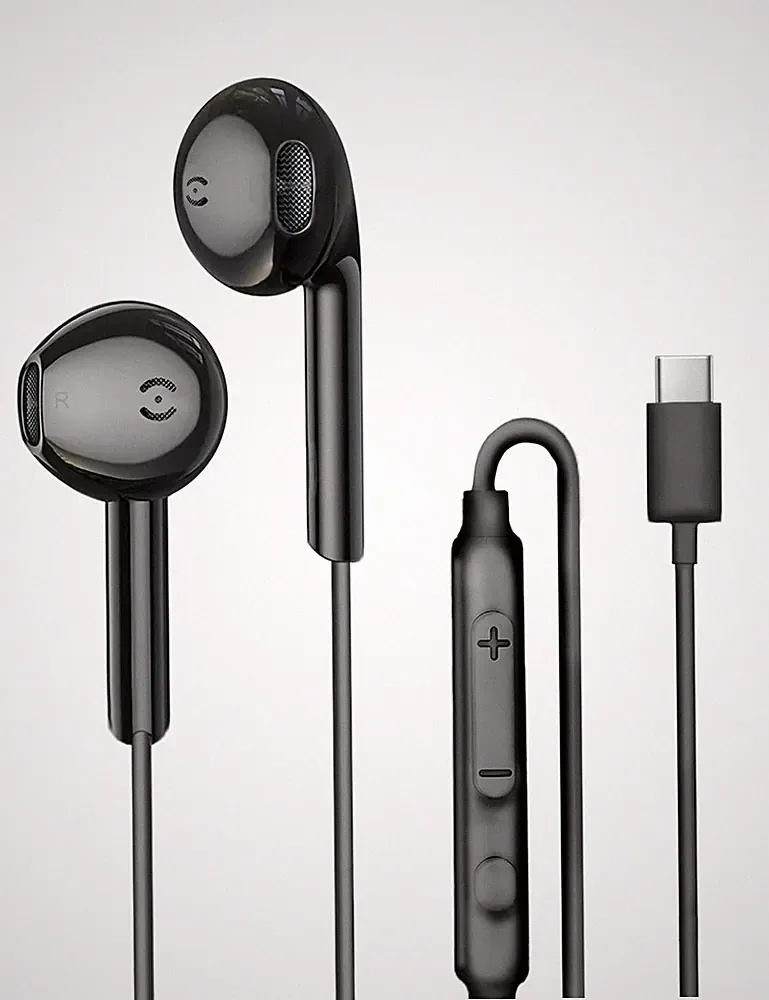 USB C Kopfhörer mit Kabel TH9 In Ear Headset Typ C mit Mikrofon für iPhone 17 16