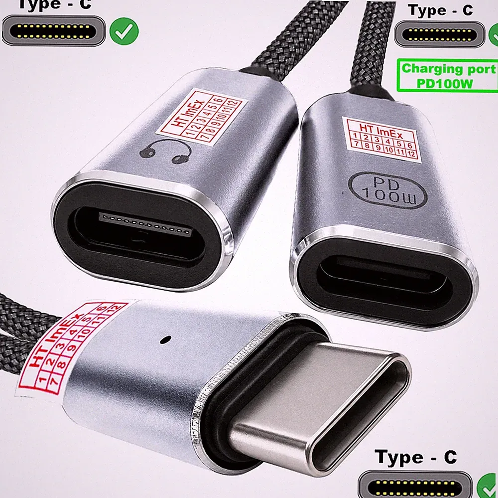 USB-C Splitter Y Adapter Kopfhörer und Laden PD 100W für Panasonic, Razer Tablet