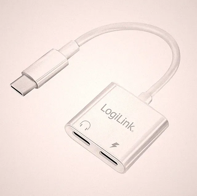 USB-C Switch Adapter 2x USB-C PD laden Schnelllader Headset Tablet Laptop Handy