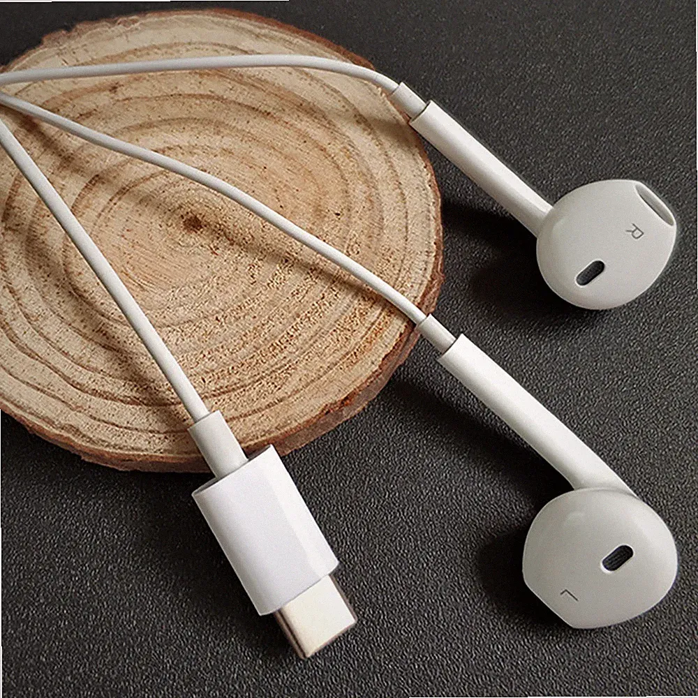 USB-C Typ-C Kopfhörer Headset mit Mikrofon für Samsung, iPhone, Xiaomi, Oneplus