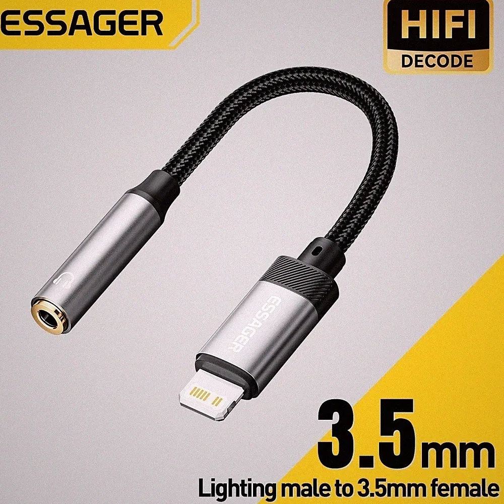 USB Typ-C auf zu Aux 3,5mm Klinke Kopfhörer Audio Alu Adapter für iPhone Samsung