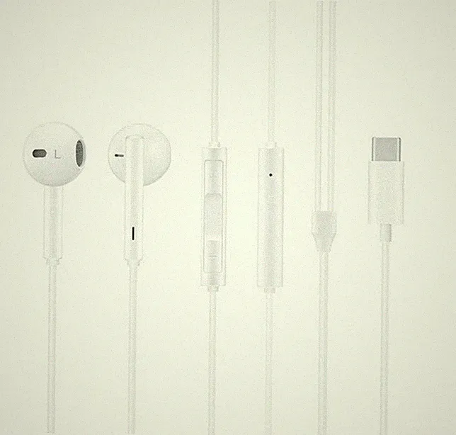 USB Typ-C In Ear Kabelgebunden Kopfhörer Ohrhörer für Xiaomi Redmi K50 Gaming K40 Pro