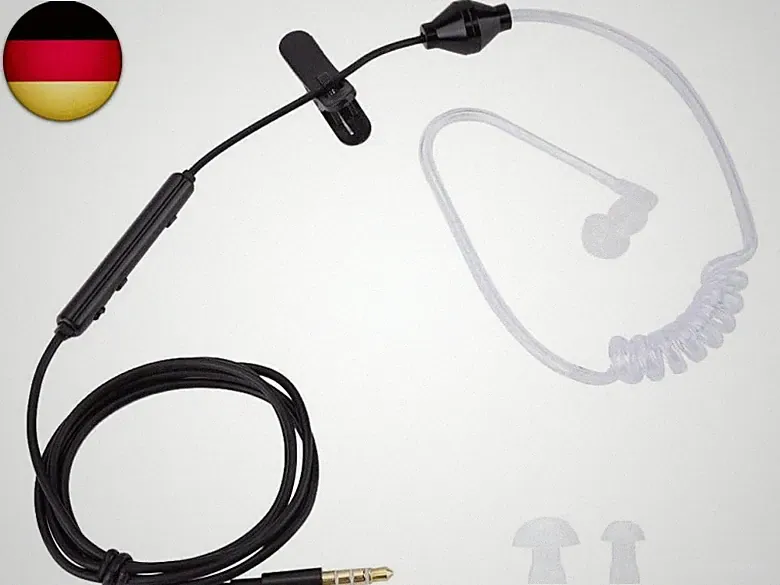 VBESTLIFE Anti-Strahlungs-In-Ear-Headsets Air Tube Security-Ohrhörer mit