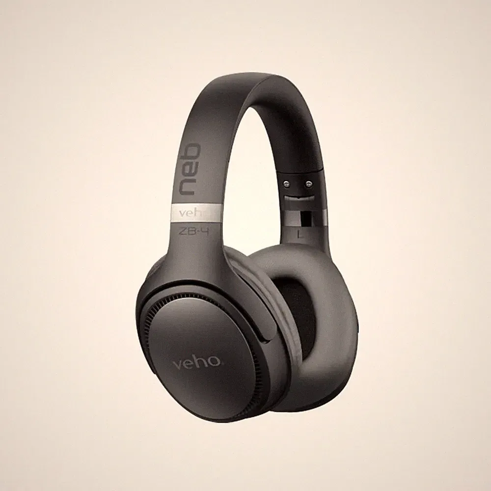 Veho ZB-4 Bluetooth Kopfhörer mit Mikrofon 36H Spielzeit USB-C Laden NEU!