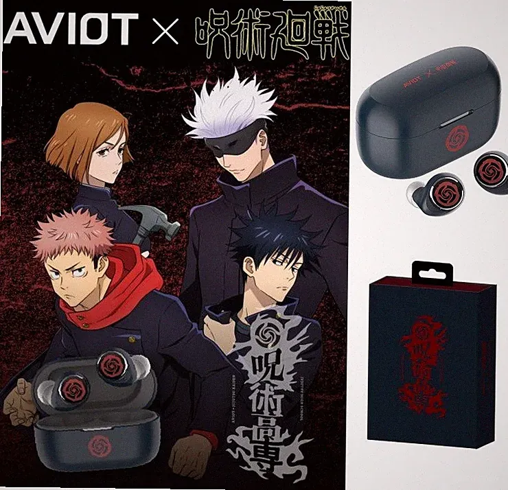 [Versand MAI] Jujutsu Kaisen AVIOT Ohrhörer Jujutsu Technical College mit spe...
