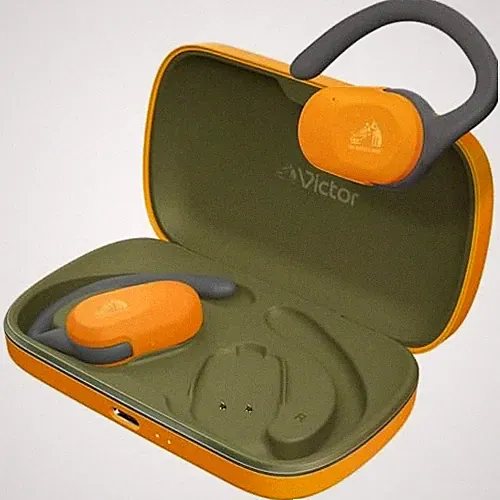 Victor HA-NP39T-D Open Ear Wireless Earbuds Bluetooth 5.4 Orange Neuerscheinung