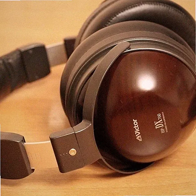 Victor HP-DX700 Stereo Kopfhörer Massivholzgehäuse Japan Modell HiFi Audio JDM
