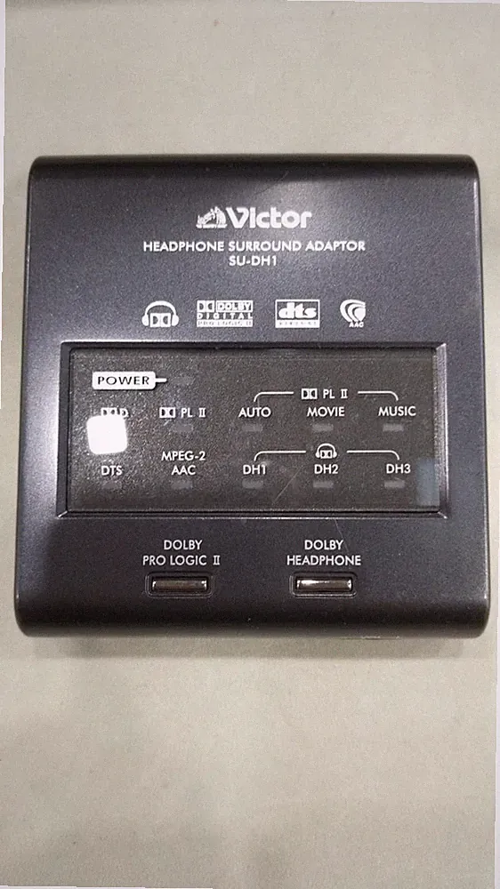 Victor JVC SU-DH1 Kopfhörer Surround Sound Adapter Dolby DTS