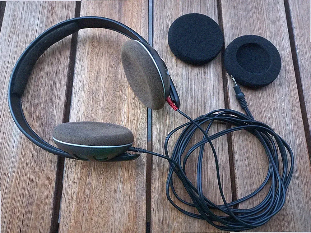 Vintage Kopfhörer Sennheiser HD 480 HD480 mit Schaumstoff Earpads Kabelgebunden