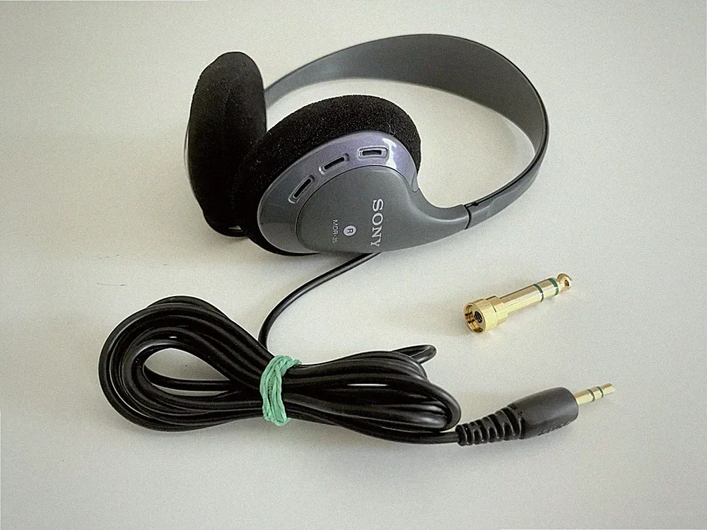 ✅ Vintage SONY MDR-35 Bügel-Kopfhörer / On-Ear/Stereo/Klinke/ für Walkman 🎶