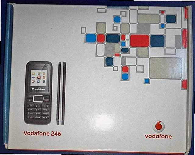 Vodafone 246 Tastenhandy @ Schwarz@ wie NEU inkl. original Kopfhörer