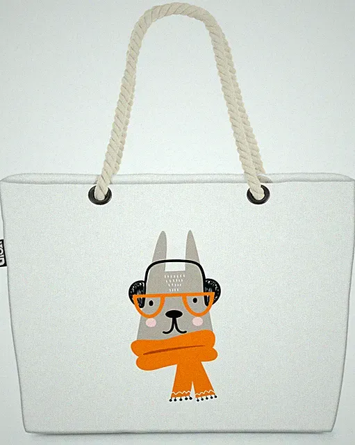 VOID Tasche Cartoon Hase Musik Cartoon Hase Musik Osterhase Ostern