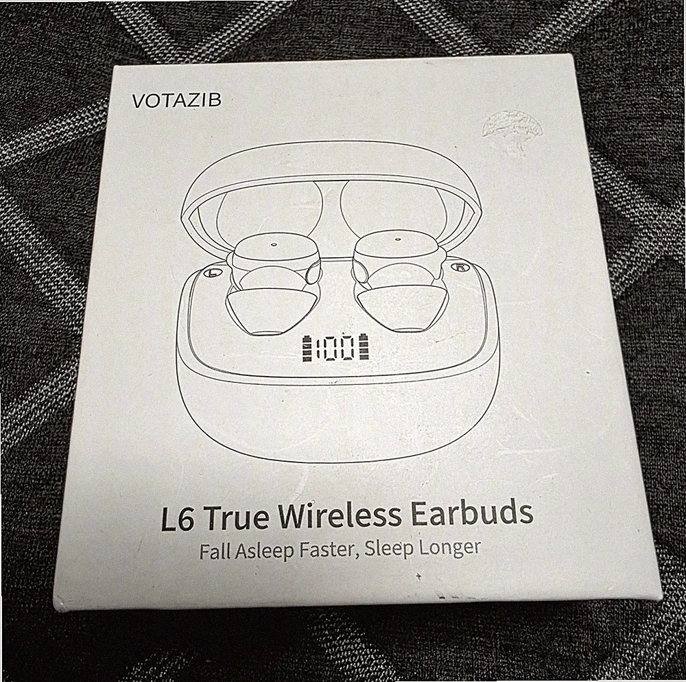 VOTAZIB L6 True Wireless Earbuds Bluetooth Schlafkopfhörer Schwarz - NEU OVP
