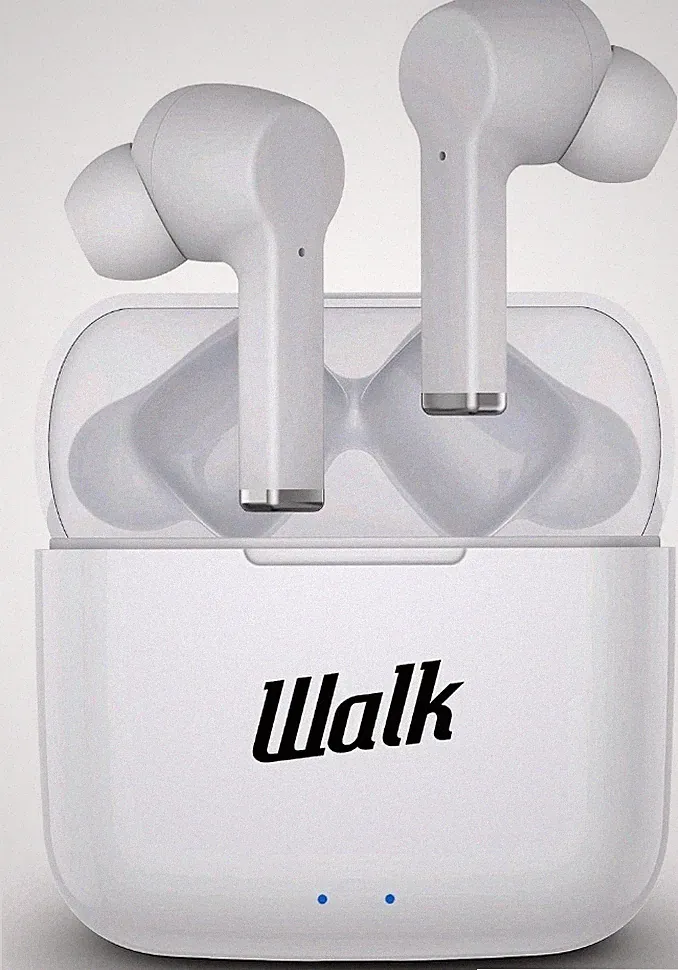 Walk Audio True Wireless Bluetooth Kopfhörer TWS Earbuds mit Ladecase