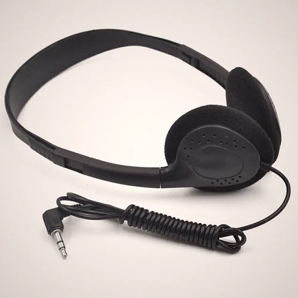 Walkman-Stil Kopfhörer 3,5 mm Klinke Leichtes kabelgebundenes On-Ear-Headset